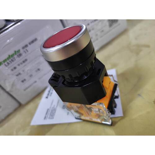 科耐达Kndele平头按钮开关LA167-D8-11 D8-11T启动停止LA38-11BN