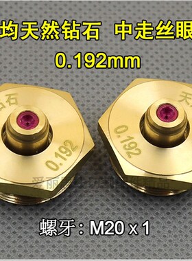 0.192天然钻石 瑞均中走丝眼模水嘴导嘴喷水嘴导丝嘴 规格多