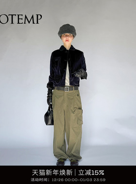 COTEMP ROWEN CROPPED COAT 25FW诺维复古娃娃领超短大衣外套女