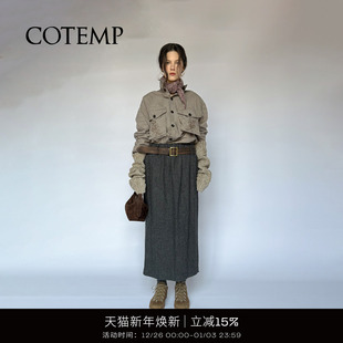 25FW格纹刺绣印花绗缝棉衬衫 COTEMP JACKET BOX 夹克女 PADDING