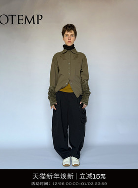 COTEMP YOKE FUNCTION JACKET 25FW新款西部风刺绣衬衫夹克外套女