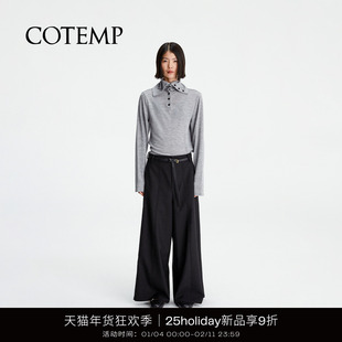 COTEMP ELOISE TURTLENECK  25Holiday埃落斯复古高领打底上衣女