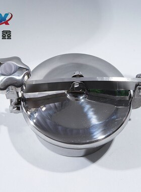304卫生级人孔盖常压快开人孔酒罐观察口316L材质圆形翻边手孔YAB