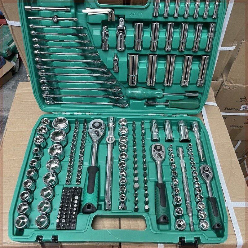 150件套72齿汽修工具套装汽车维修组套套筒扳手组合工具维修工具