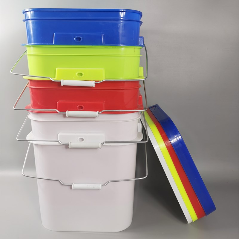 5升7升10升15升20升方桶加厚塑料桶新料桶食品桶水桶带盖涂料桶包