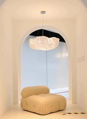 西班现代餐简约客计厅设师风牙格厅灯热卖创意灯具云朵艺WLM术吊