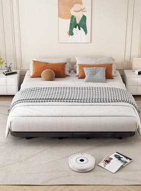 约无床头悬浮床子排骨架家用铁床加厚单人双架人铁简艺TNY架子包