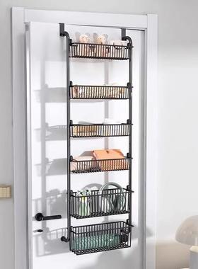 免门打孔后圆管大小篮置ICX物多层收纳架浴架挂室多功能整理