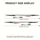 腰线拉车身贴个性 装 改全车纸花车型跑车通EVN贴用 套汽车改装 2件