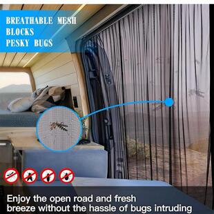 商务车M虫VP中帘升级强房磁吸车防蚊虫纱窗营门纱AXK网车防蚊昆门