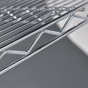 厂家直供镀铬ILG线网货架手推车间周转子车三带轮可移车动层 包邮