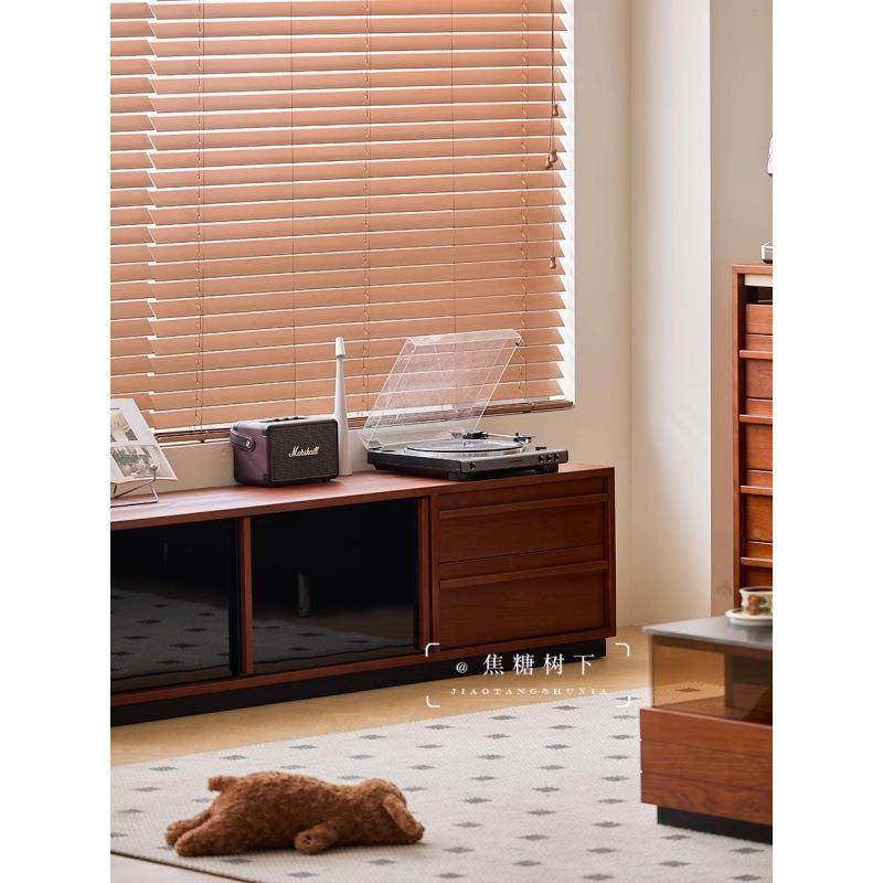 复古实木时光电视柜中古小家户型用客厅收纳物储柜网红848地视听,住宅家具,茶几+电视柜,淘宝优惠券,粉丝福利购,淘宝优惠卷