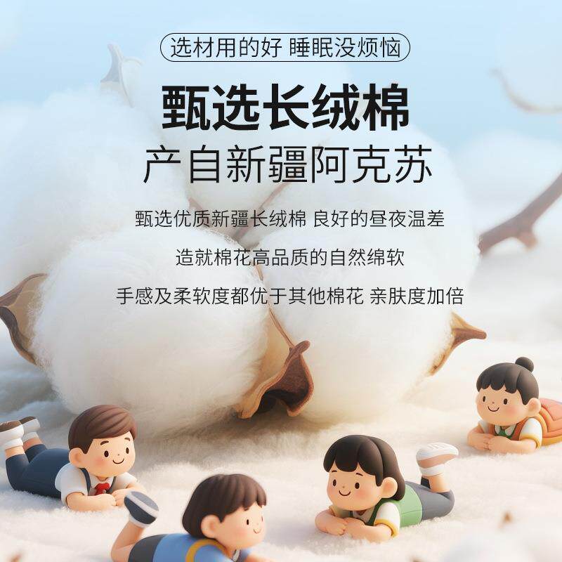 A类全棉水洗被棉棉花学床生宿舍55161505棉花床褥垫子垫加厚护垫