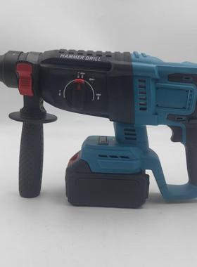 跨境爆能MT款销多功大功率无线充57404锂电电镐冲击钻三电功能电