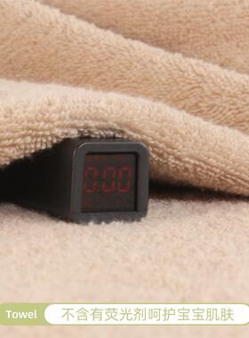 兔耳朵吊全棉儿童斗浴加厚家用吸水ZON连帽巾浴巾可围穿篷式抱被