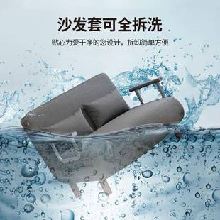 叠沙发床两用懒发客JAY厅多功能折午休人沙省空间单人网红布艺沙