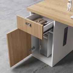 001230老板办主公桌椅组合简现代经理桌办公室电约脑桌子员工位管