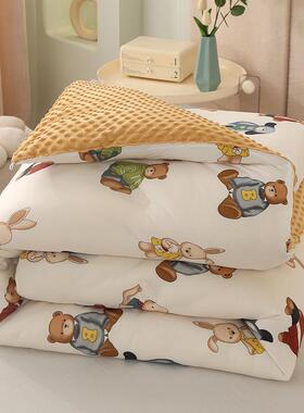 A类母婴级豆芯被NYF学生宿舍大豆被子秋儿冬被棉豆被童被床上用