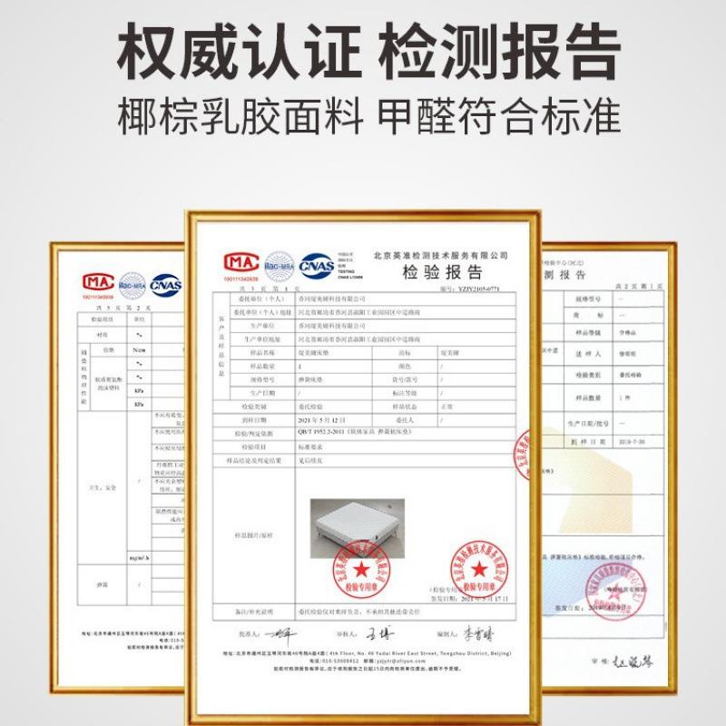 席梦厚思床垫家用卧室乳胶软垫20cm硬59617椰棕1房.米5租专用弹簧