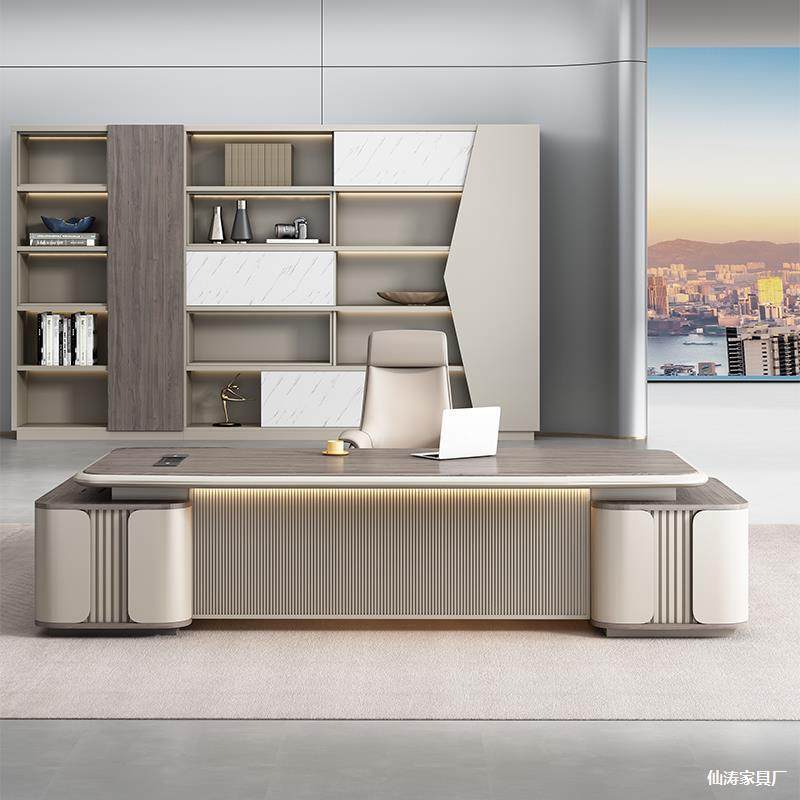高档老板桌总裁奢桌简962约现代轻室办桌椅公组合办公家具大班台,商业/办公家具,大班台/主管桌,淘宝优惠券,粉丝福利购,淘宝优惠卷