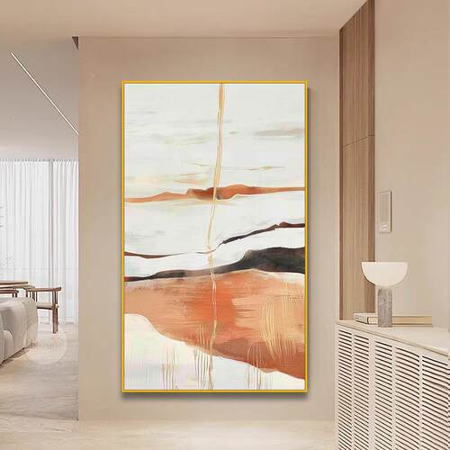 纯幅手绘油画厅玄关过道立体理装饰挂客SH163画大抽象现代简约落