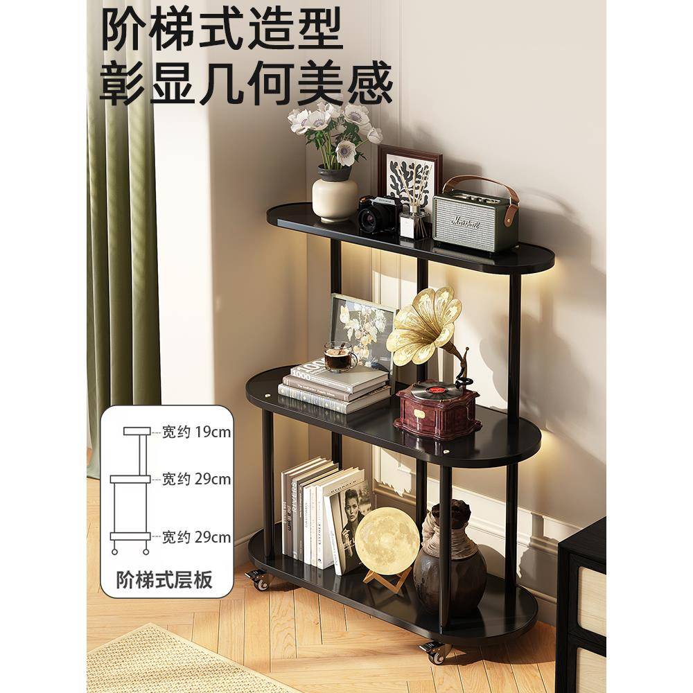 复古风花架家用客厅层轻奢落地式置物YKH架阳台多可移动花放盆子