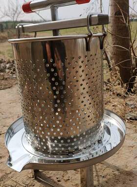 压蜜机不钢蜡机土蜂蜜榨压机小型家锈用榨蜡机酒渣压JOV压榨蜂蜜