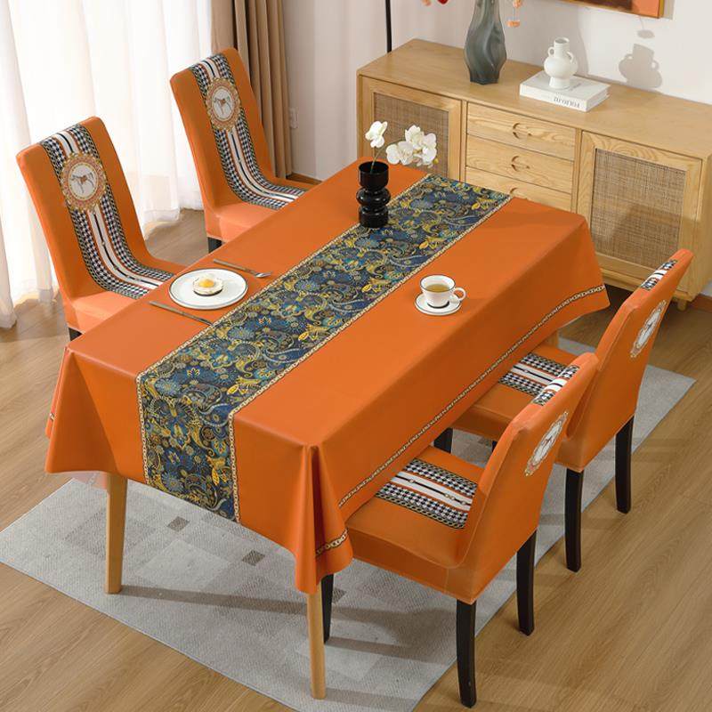 A椅罩1L木椅子套家用椅套罩0桌布餐桌歺桌弹力餐LGC四季通用靠一