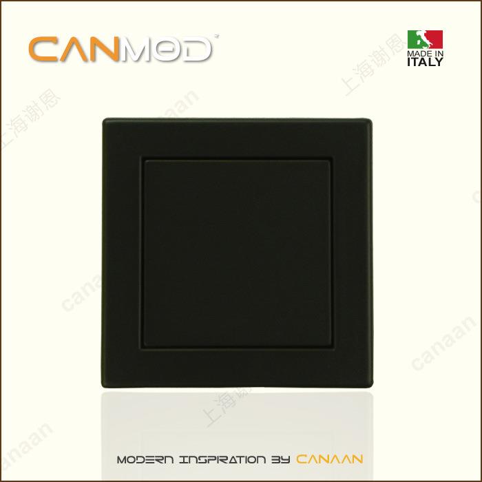 Canmod迦南原装意大利进口环保ABS塑料哑黑色抽屉柜门拉手PL8092