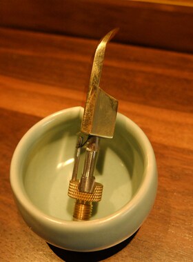 默出品 皮革烫边头 法式烫边头 黄铜熨斗