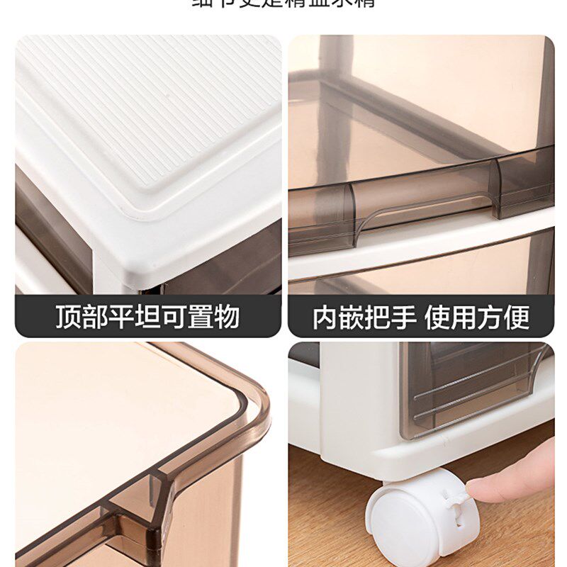 卫生间置物架落地浴室收纳柜多层B防水储物柜子洗手间夹缝收纳神