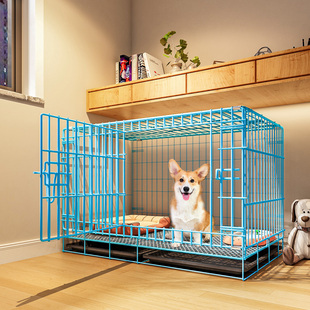 狗笼子中小型犬狗窝厕所一t体不占地狗狗笼子室内可折叠狗狗小别