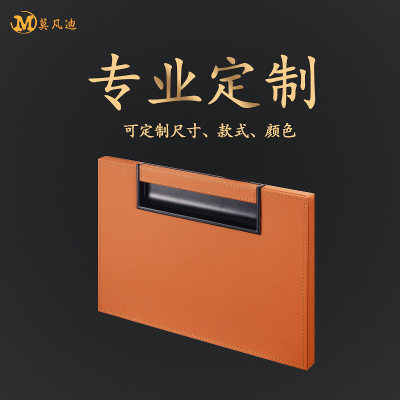 定制皮革衣柜门抽屉式收纳皮面板定做衣帽间分格皮质抽屉柜神器