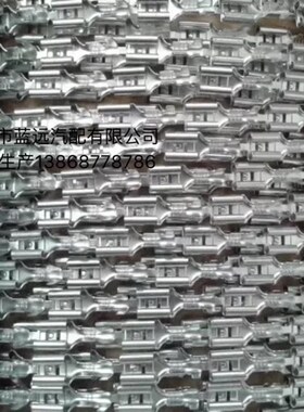 4.8插簧连带插簧冷压插簧端子直连4.8*0.5J端子10000/盘0.35厚A