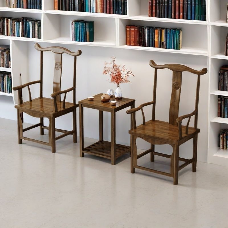 J^实木围椅圈椅餐椅牛角椅月牙椅心中式椅子茶台椅复古椅子实木椅,商业/办公家具,接待椅,淘宝优惠券,粉丝福利购,淘宝优惠卷