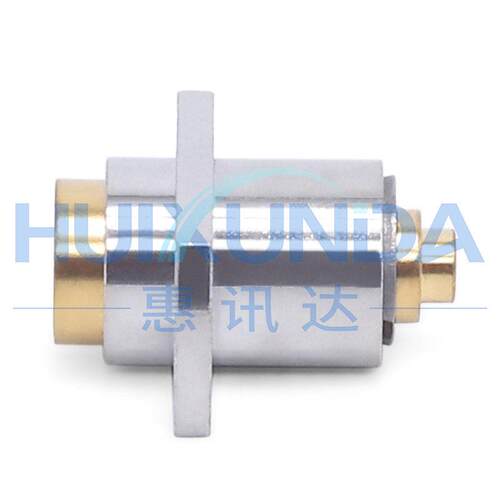 BMA-KFB2 BMA母头两孔法兰焊接086/RG405线缆BMA盲插式18G连接器