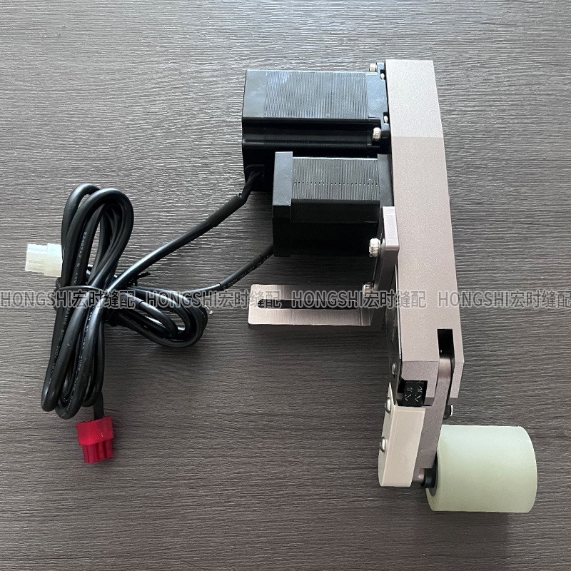 缝纫机电子同步拖轮窗帘用后拖轮电脑平车双针绷缝模板机牵引装置