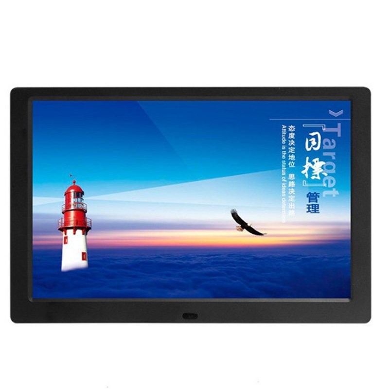 厂家直供窄薄10寸10.1高清数码相框相册电子相框广告机展架视频机