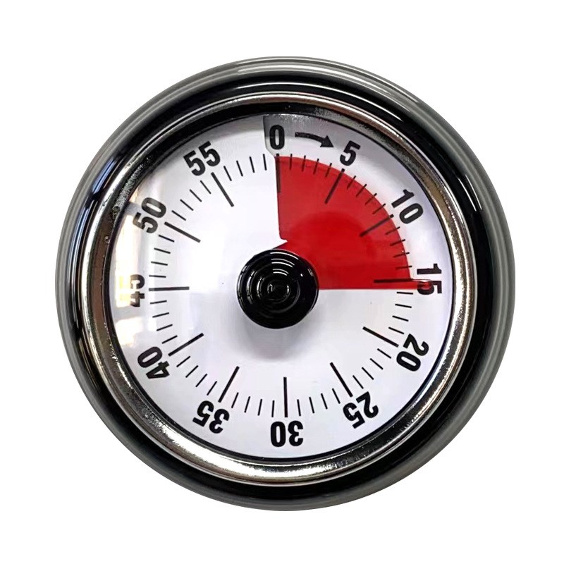 日式机械计时器厨房煲汤定时提醒器可视化时间管理闹钟磁吸