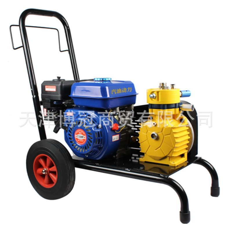 汽油喷涂机汽油动力7.5HP 隔膜机乳胶漆油漆涂料内外墙彩钢瓦翻新