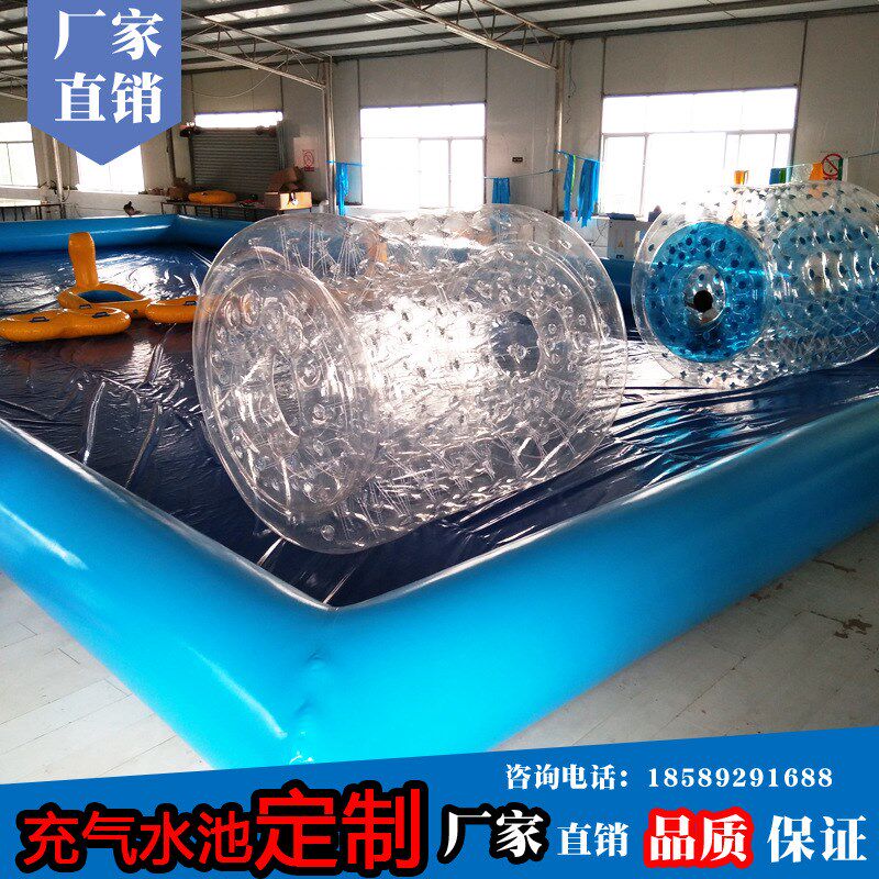 厂家直销充气水池 大型充气水上游艺设施 儿童游泳池 充气泳池