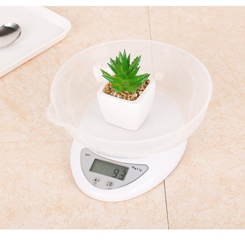 B05带托盘电子称 高精度蛋糕烘焙药材秤 迷你家用多功能厨房秤