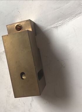 西部机上机头铜座S459尺寸63*22*26慢走丝配件M750S机型用