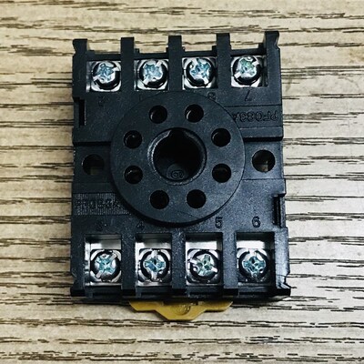 PF083A时间继电器底座8脚导轨底座配时间继电器通用PF113A 11脚
