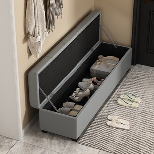 极窄换鞋凳入户玄关门q口猫爪皮储物穿鞋凳服装店休息凳超窄长条