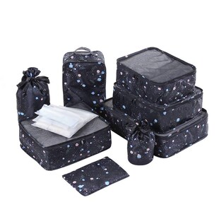 袋收纳袋子内衣袋套装 旅行收纳包行李箱收纳袋整理包鞋 子衣物分装