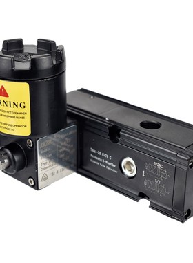 一体式防爆电磁HV50-025 BDV50C5-024 隔爆气动门 220V 24V