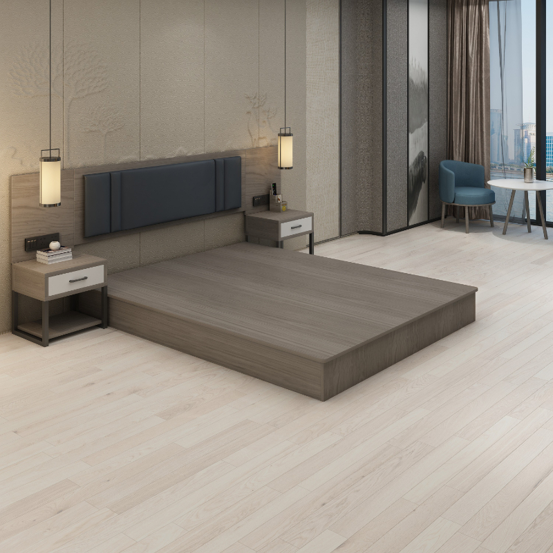 宾馆床全套标间定快捷大床民宿客房公寓酒店床家具源头工厂