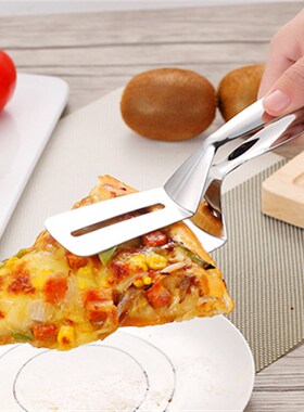 不锈钢煎铲夹子煎饼煎鱼铲子披萨牛排铲家用厨具煎牛扒锅铲牛排夹
