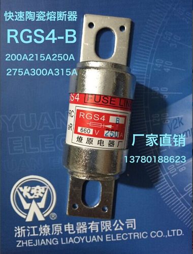 RGS4-B(200A-315A)快速熔断器/燎原熔断器rgs4-b